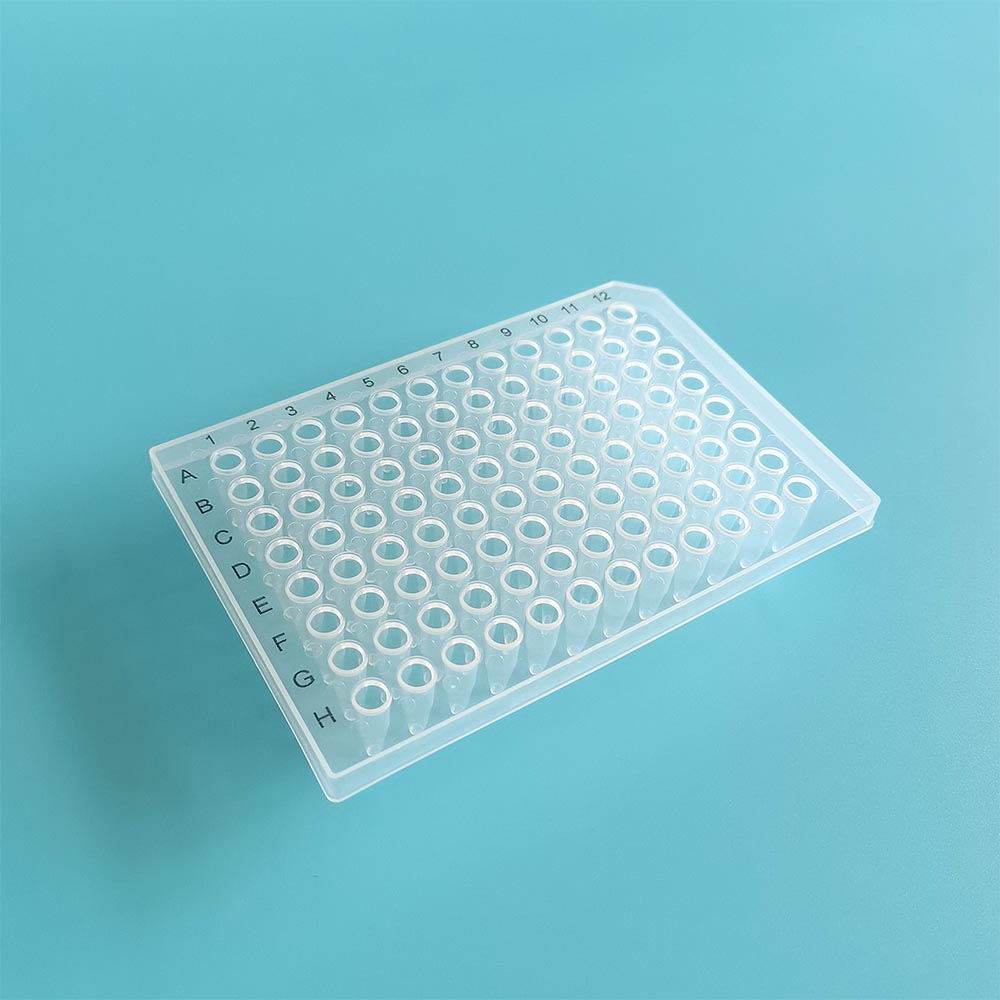 96 Well Pcr White Plate 0.2ml with Half Skirt Pcr Reaction Plate