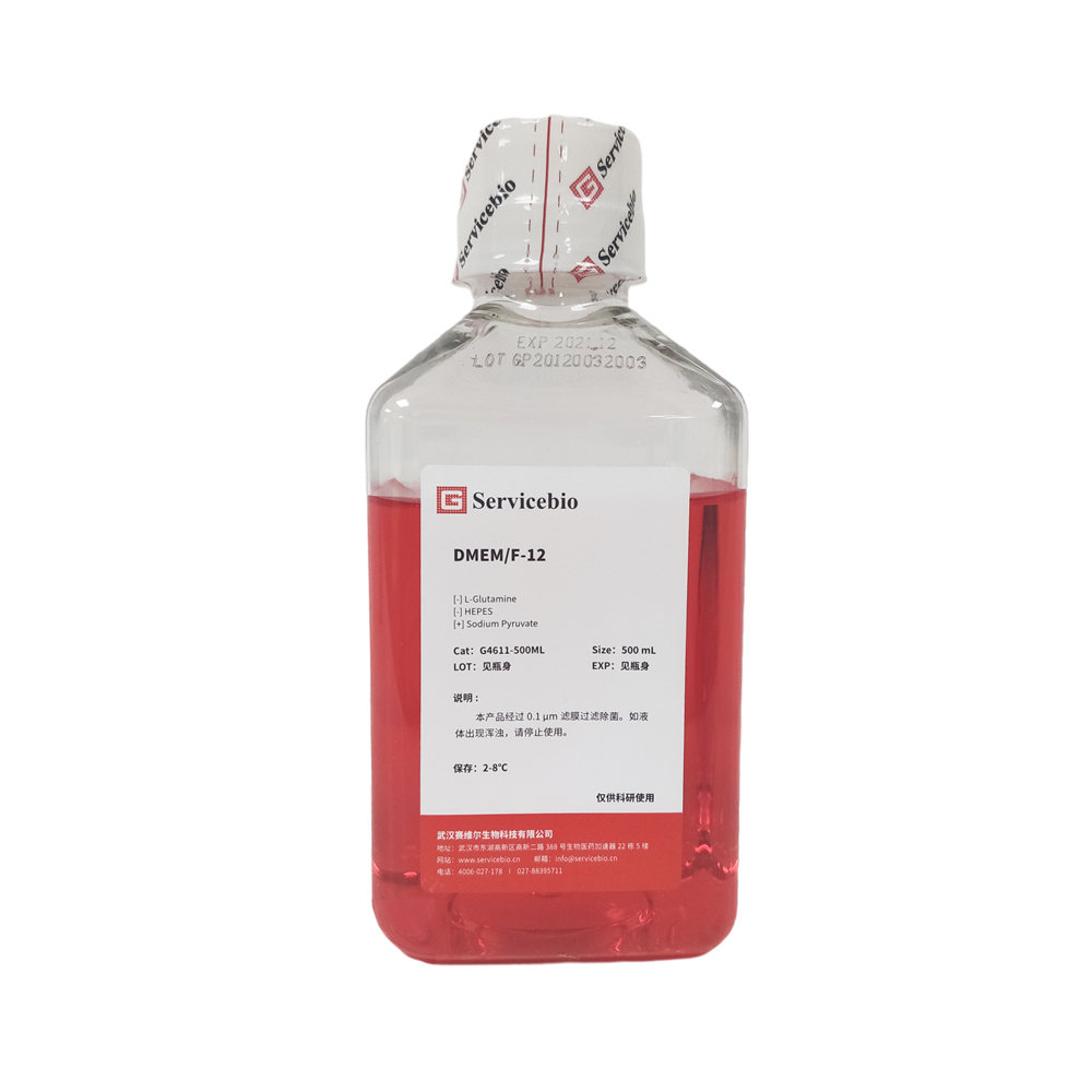 G4611-500ML DMEM/F-12 Bottled Cell Culture Medium 500ml with Sodium Pyruvate